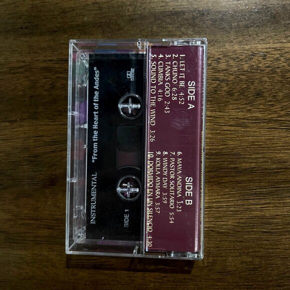 Instrumental Cassette Tape: Relaxing Music From The Andes - Picture 2 of 3
